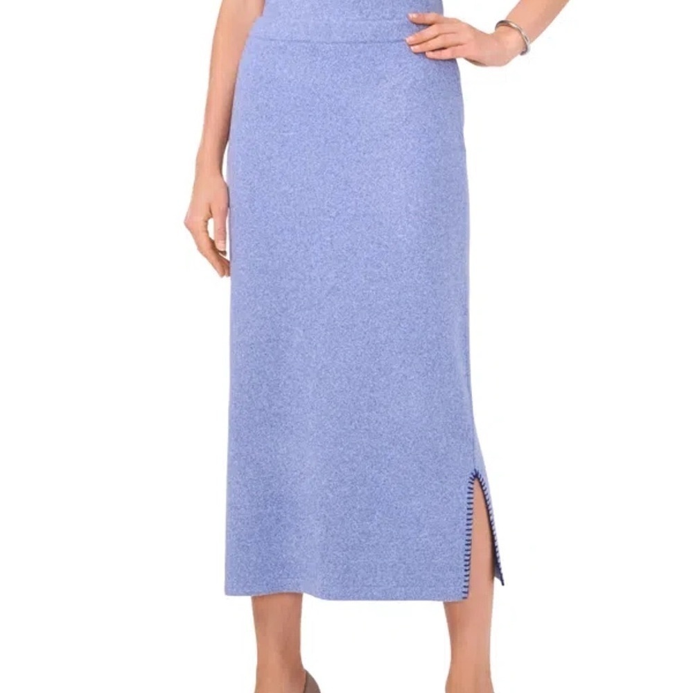 Vince Camuto
Women's Whipstitched Midi Sweater Skirt denim heather blue